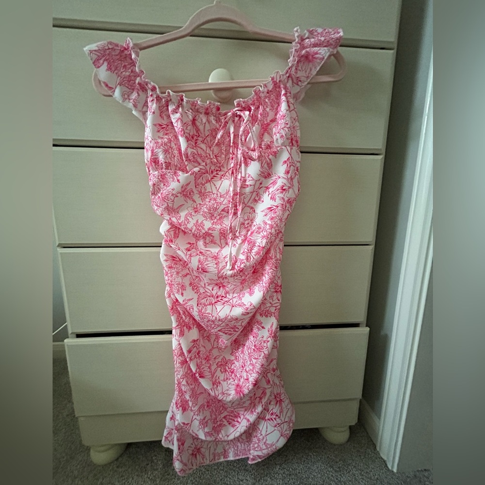 cute floral mini dress